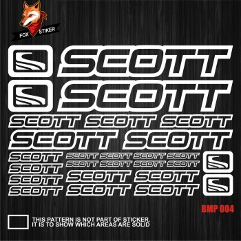 Bicycle Frame Decal Stickers  SCOTT01